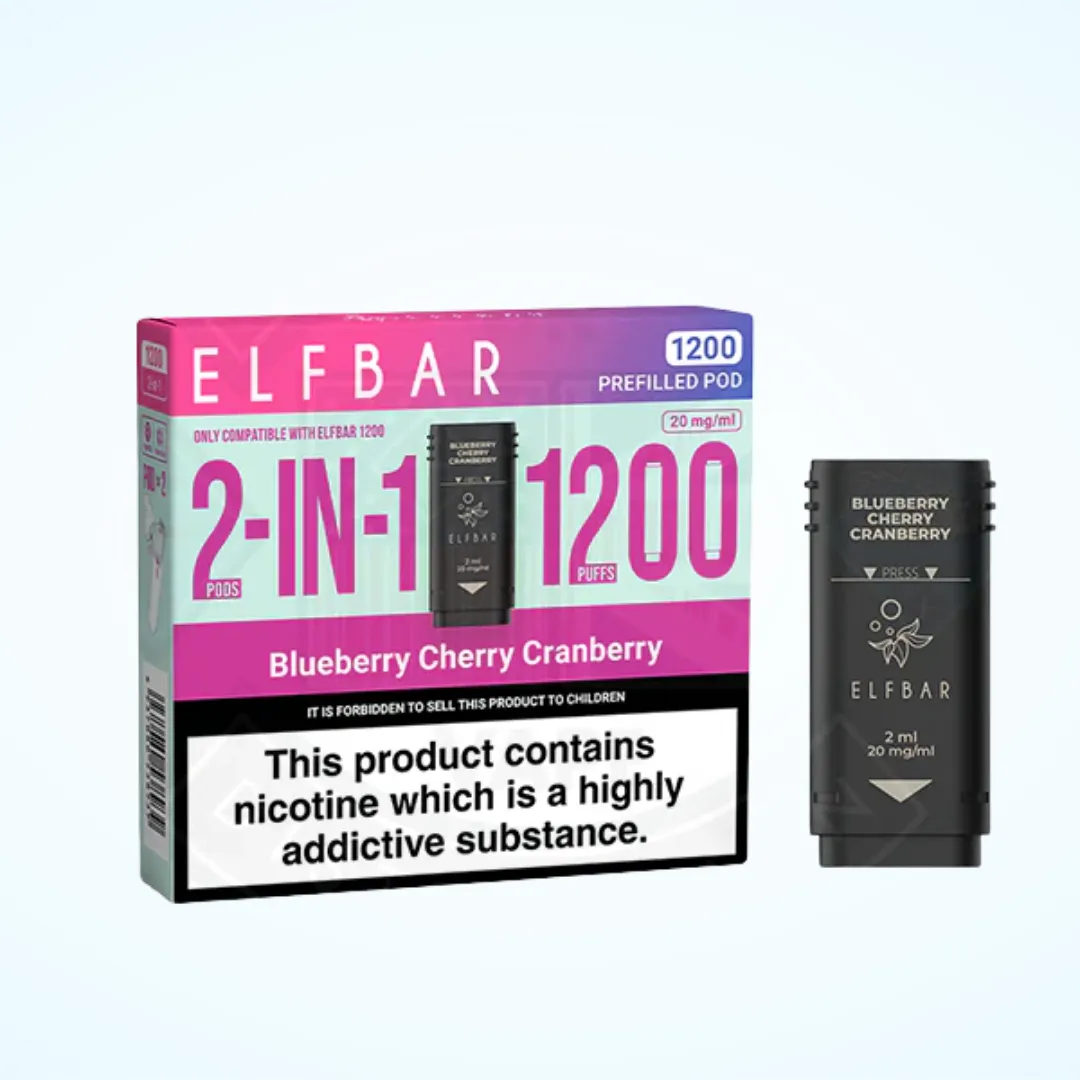 Elf Bar 1200 Prefilled Vape Pods | Only £4.99 | Any 3 for £12
