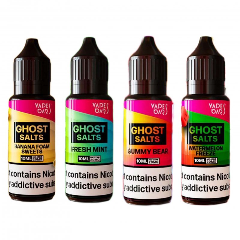 Ghost Salts 10ml Nic Salts | 30+Flavours | Top Seller