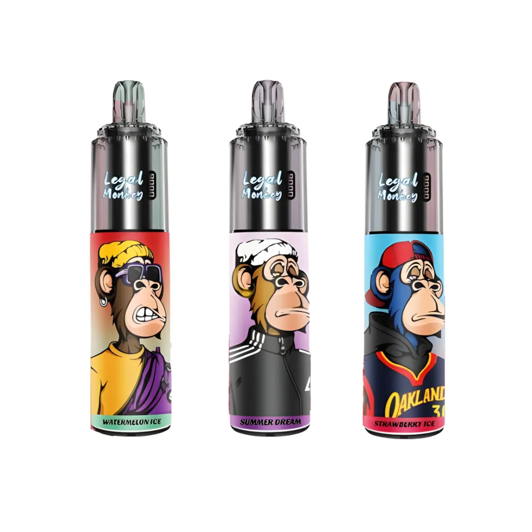 Legal Monkey 9000 Puffs Prefilled Pod Kit | Only £8.99